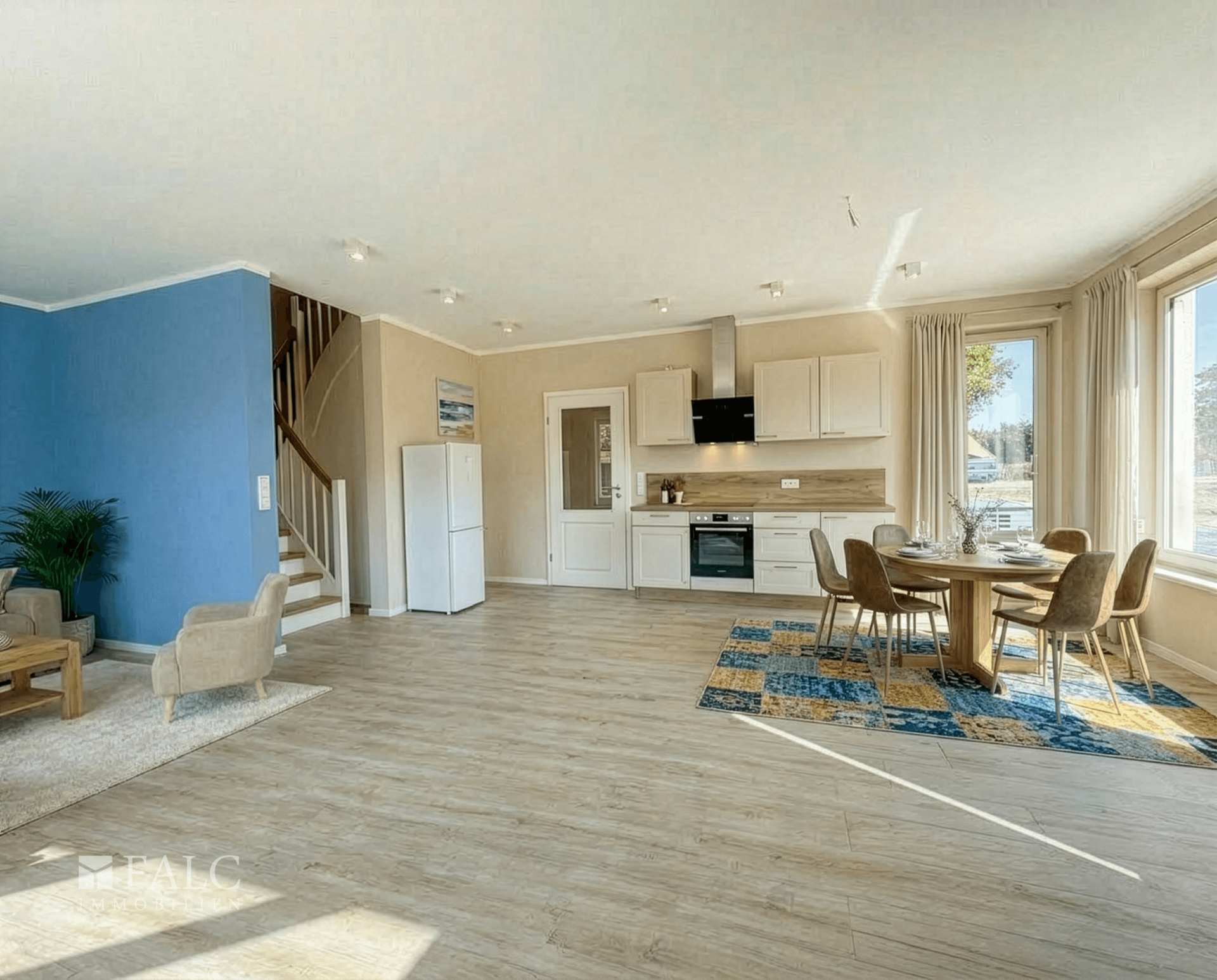 Wohnzimmer KI generiert